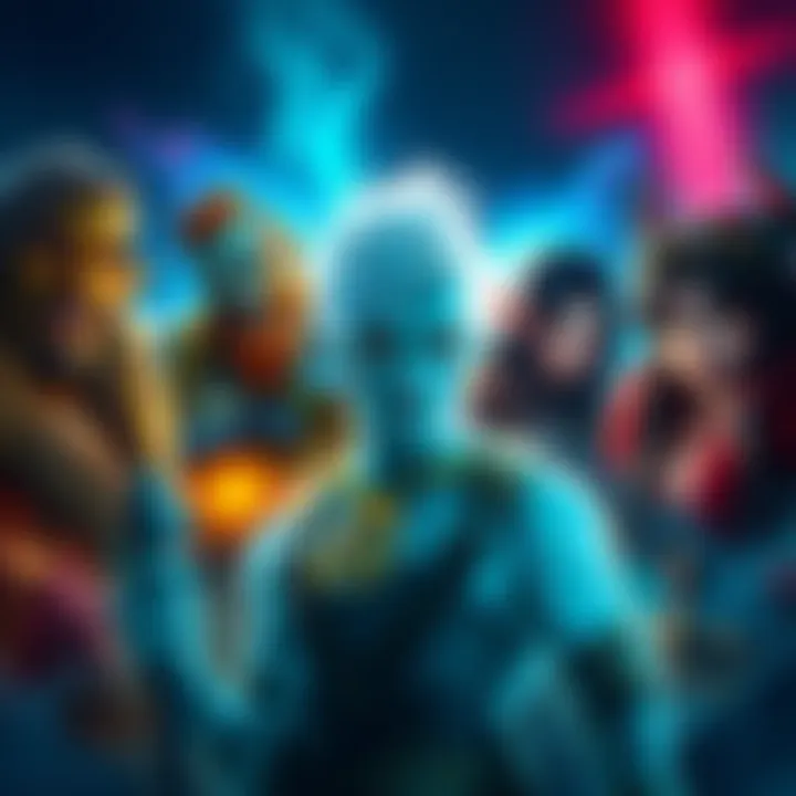 Blizzard Character Designs A group of Blizzard characters showcasing diverse appearances and styles in gaming