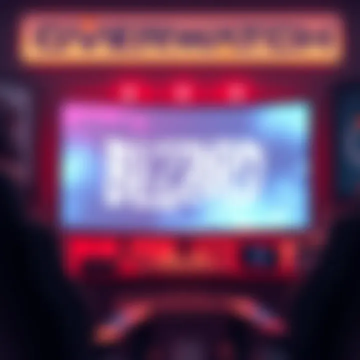 Blizzard logo with a computer setup showing FPS issues on the screen