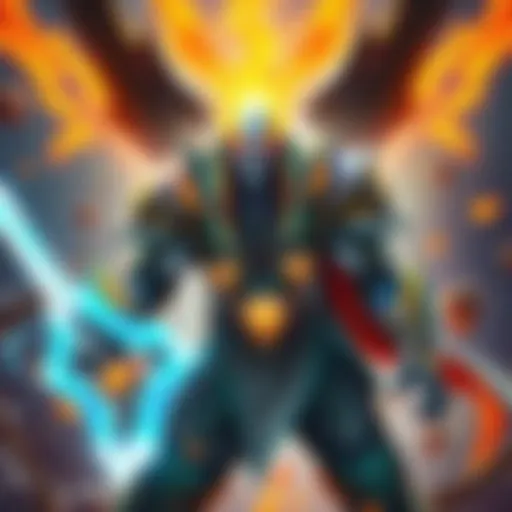 A powerful character from Blizzard's game with flashy abilities causing gameplay disruption
