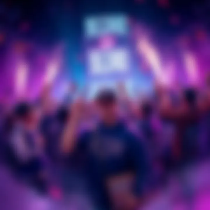 Blizzard team members celebrate and engage with R/EmreMains fans, showcasing community spirit and excitement for gaming