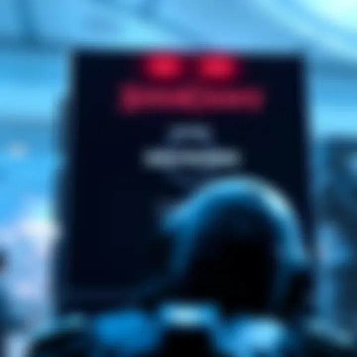 A screenshot of StarCraft II showing a loading screen with a frustrated player in the background.