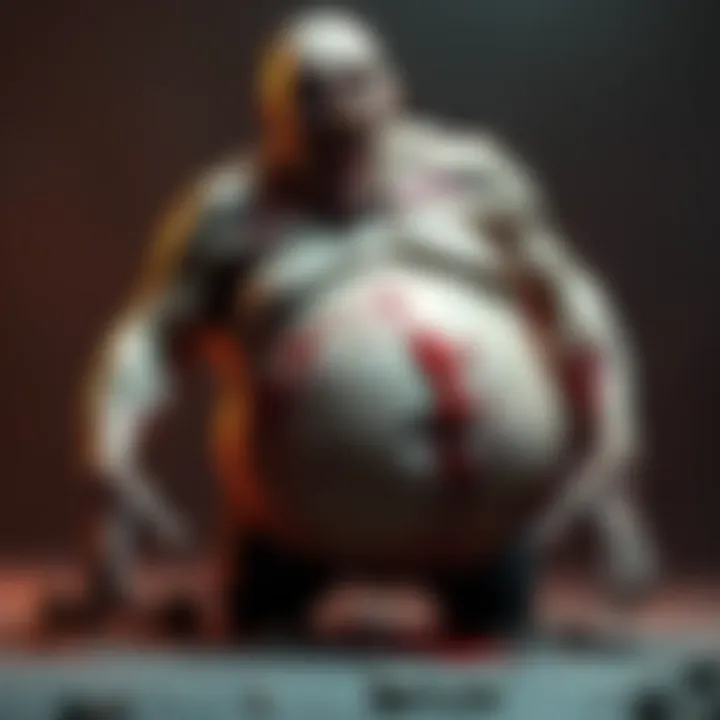 A grotesque zombie resembling a Bloater from horror games, with a swollen body and decaying features, representing a connection to pregnant zombies.