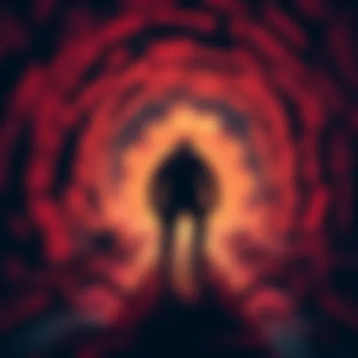 A character attempting to break through a blocked tunnel in the Two Betrayals mission, showcasing the challenge and environment around it.