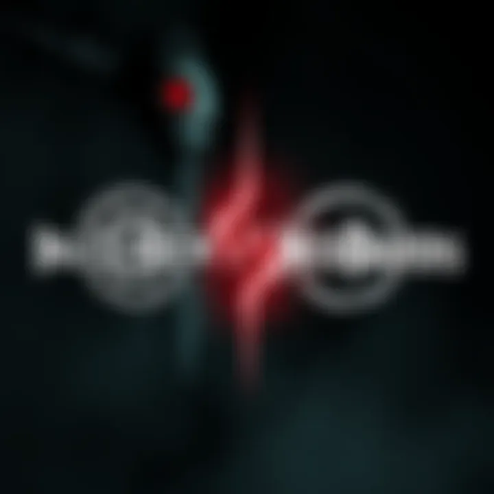 A visual representation of Bloober Team and NeoBards logos with a horror-themed background, highlighting the competition for the Silent Hill 4 remake.