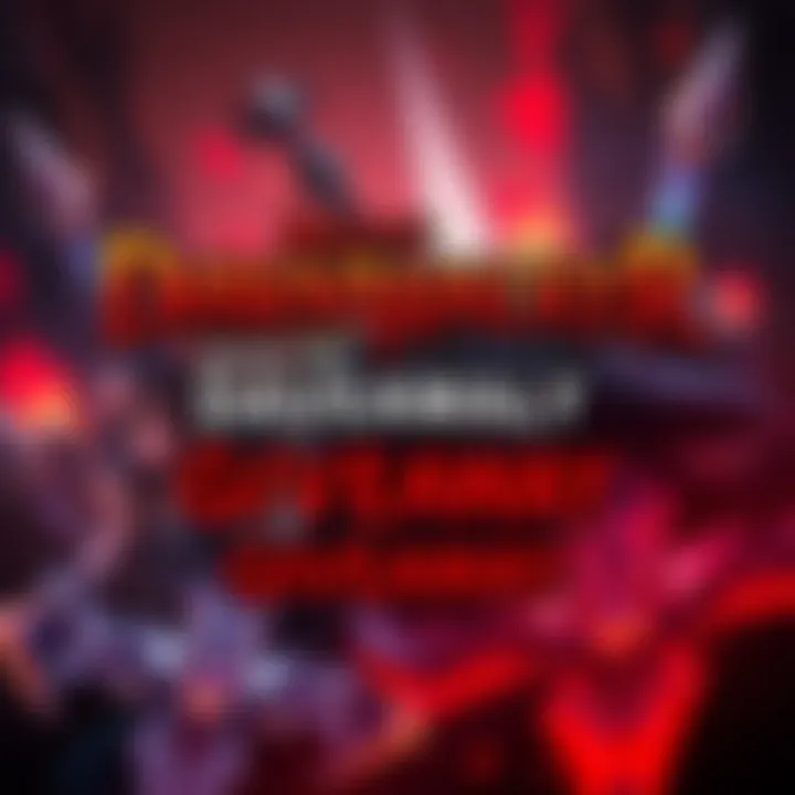 A vibrant graphic showcasing the game Blood of Dawnwalker with a call to action for people to comment and enter the giveaway