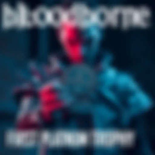 A gamer proudly showing their Bloodborne platinum trophy, symbolizing their achievement in the game.