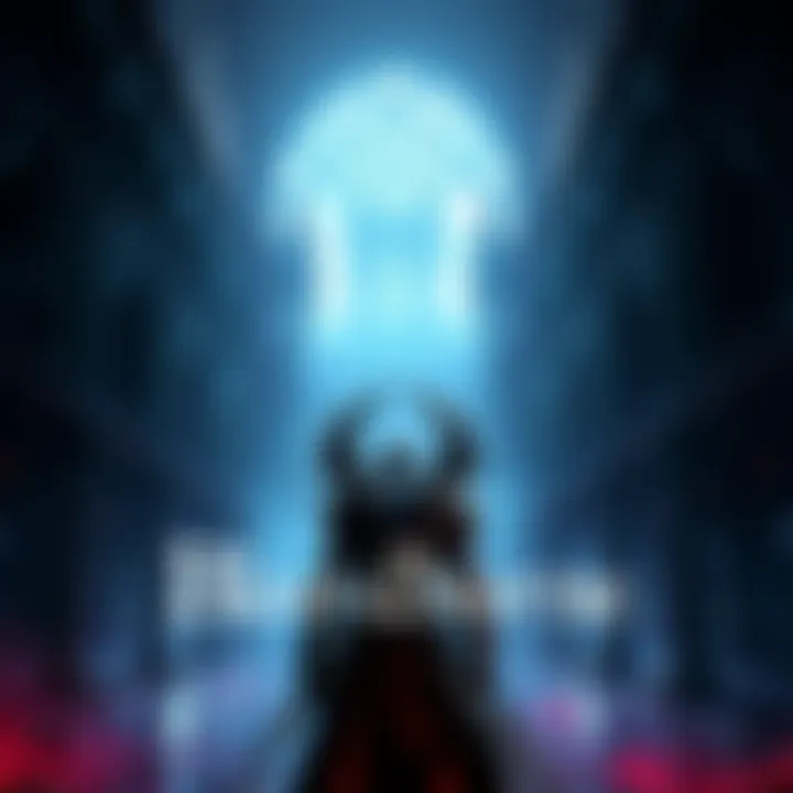 A concept art of Bloodborne featuring enhanced graphics and character design with dark gothic architecture in the background