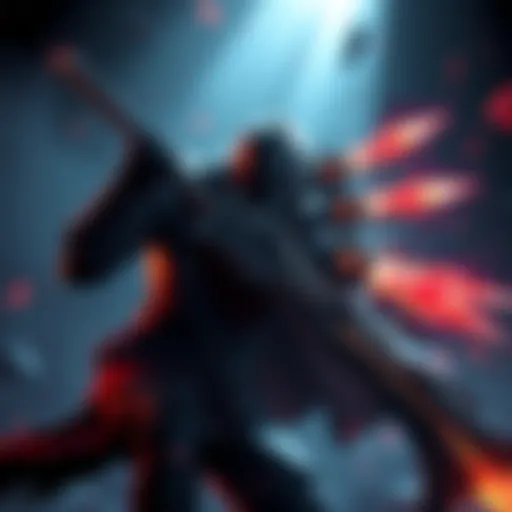 A warrior wielding a transformable weapon in Bloodborne, demonstrating its unique dual forms in combat.