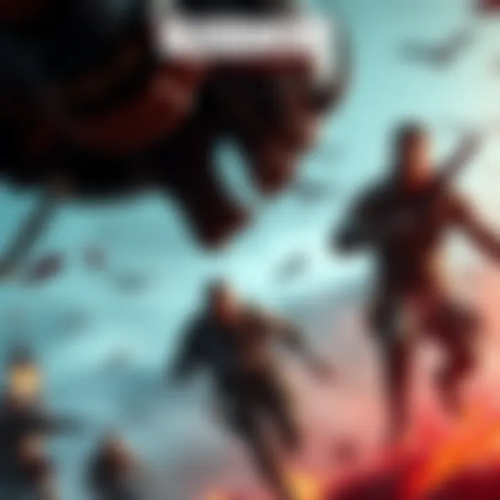 A thrilling scene from Bloodhunt Extended showcasing new gameplay modes and characters