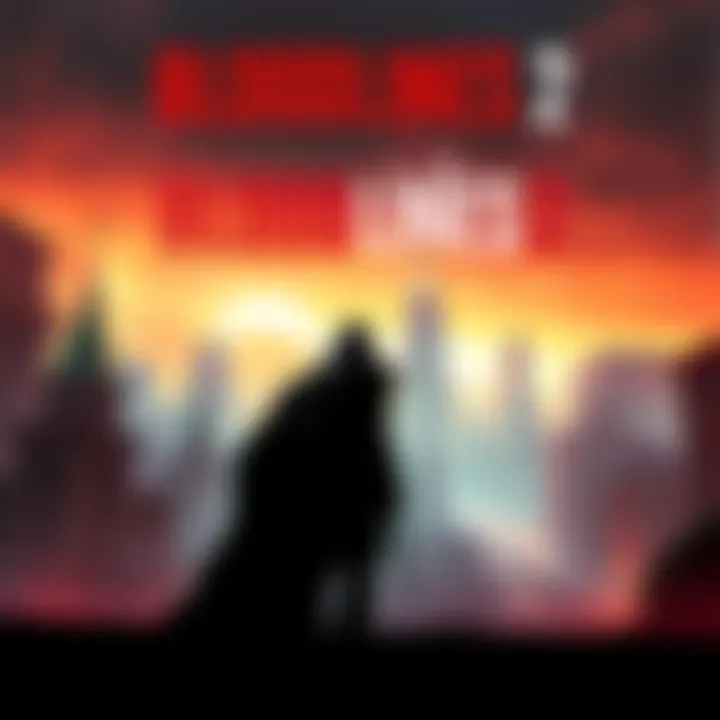 Cover art of Bloodlines 2 features a dramatic cityscape with a mysterious figure in the foreground.