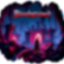 Bloodstained Game Scene A vibrant scene from Bloodstained featuring a character exploring a dark, gothic environment with monsters lurking in the background.
