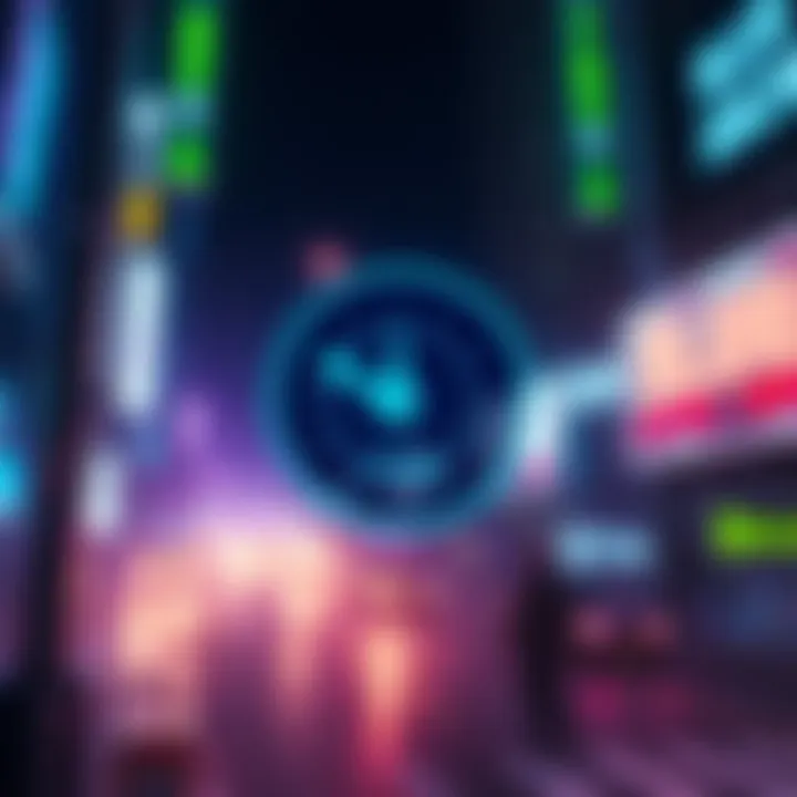 A graphic showing the Blue Archive logo with a clock symbol to indicate a delayed launch on STEAM