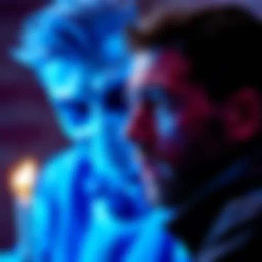 Blueface discussing an unusual birthday gift idea for his son with a concerned expression