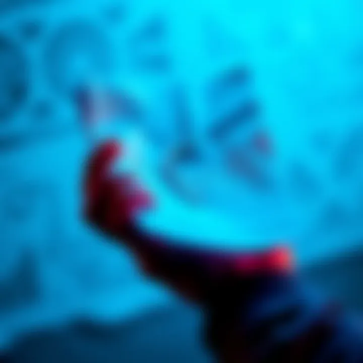 Blueprints Found A person holding newly discovered snap hook blueprints after a successful search