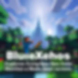 BlueXephos showcasing gameplay in Minecraft, highlighting survival mechanics and exploration