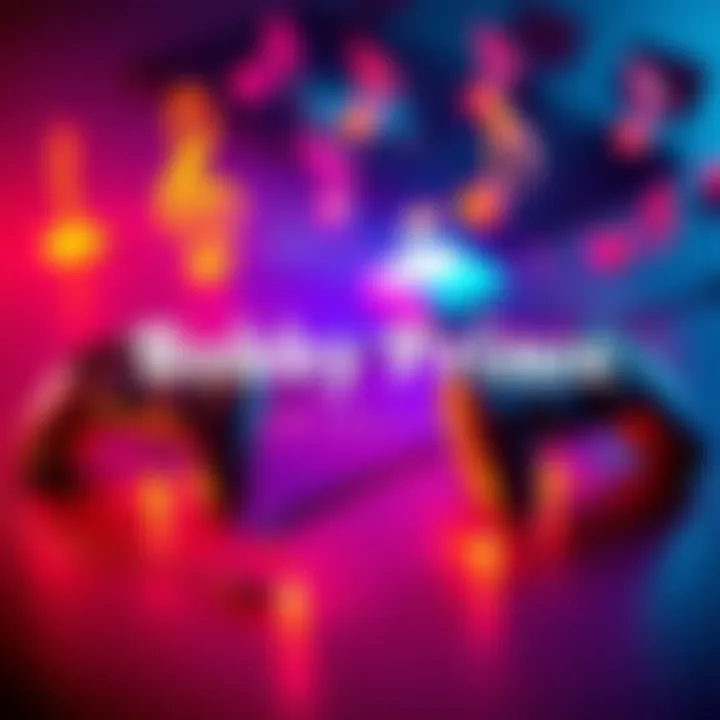 Bobby Prince Tribute A tribute image featuring musical notes and game controllers symbolizing Bobby Prince's contributions to video game music.