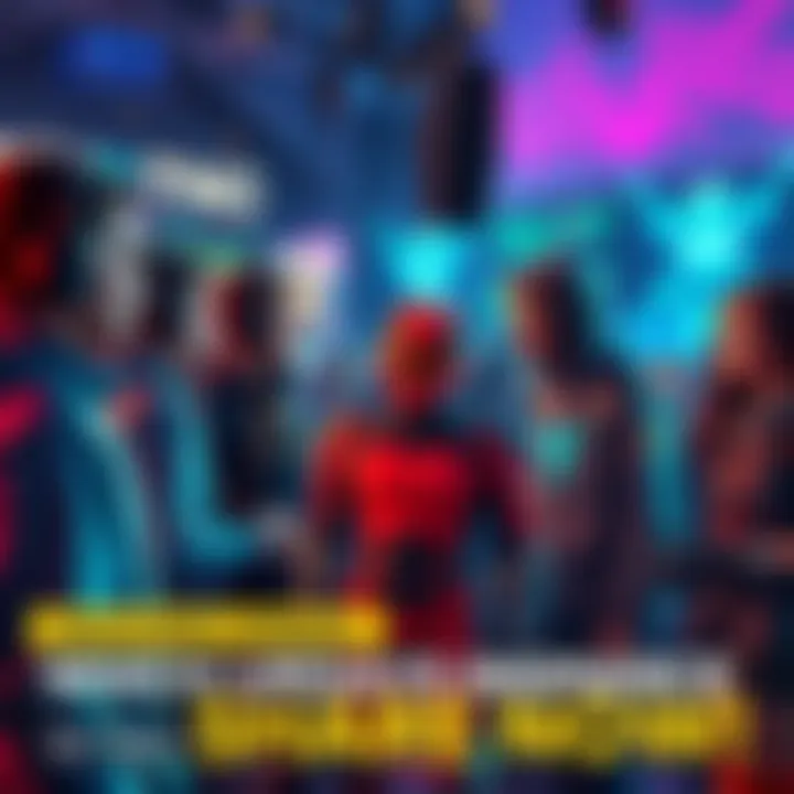 A group of players sharing their choices for body upgrades in TNC at a gaming event