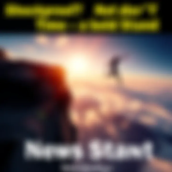 A person confidently jumping off a ledge into the unknown, symbolizing risk-taking and bold choices in life.