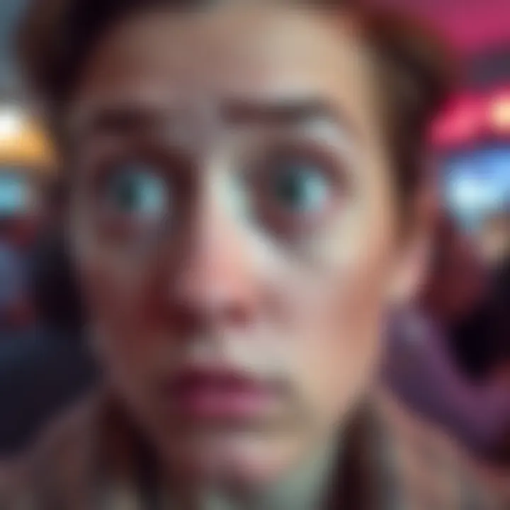 A person looking with a side eye, showing surprise or skepticism, reflecting the bombastic side eye trend on social media.