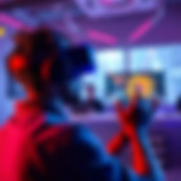 A person playing Boneworks on PSVR2, showcasing the engaging gameplay and immersive graphics