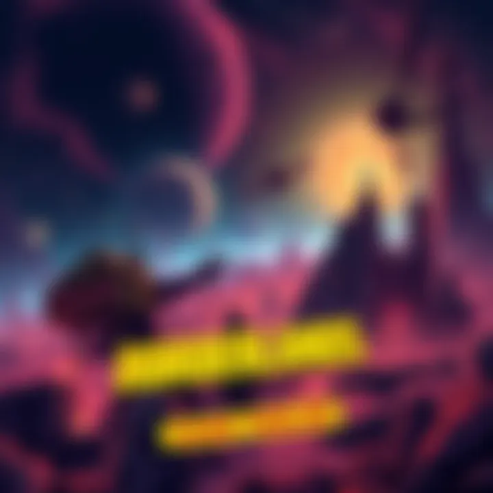 An illustration showing the timeline of Borderlands games with solar system references.