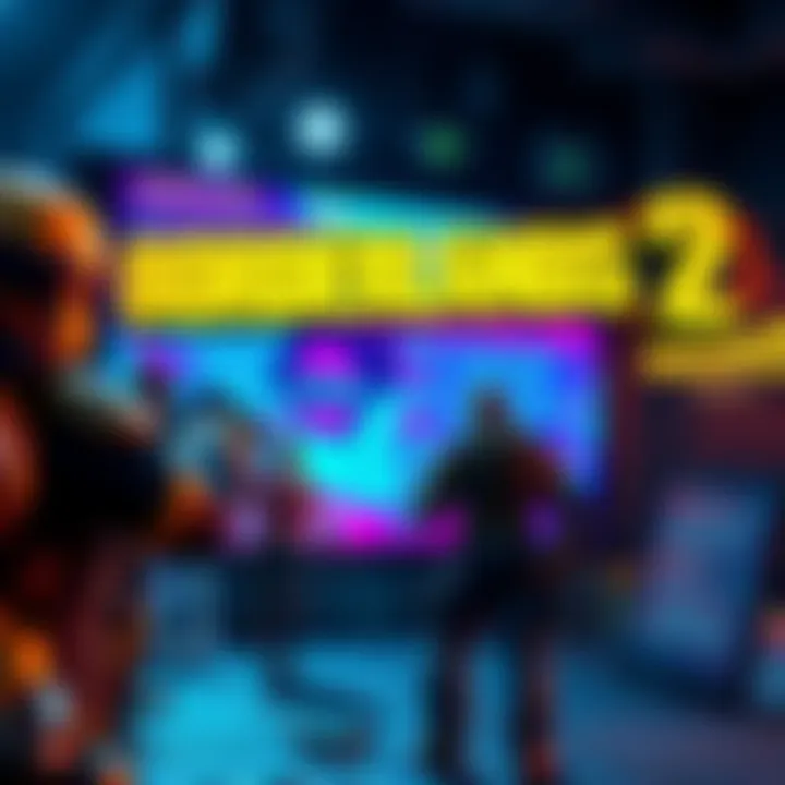 Borderlands 2 Cheat Codes A scene from Borderlands 2 showcasing characters in action with cheat codes visible on screen, highlighting the potential for data corruption issues.