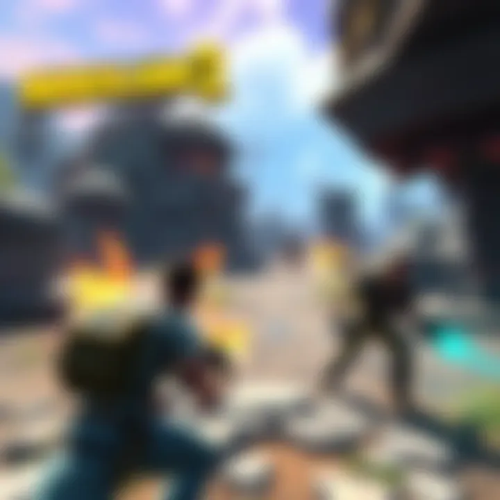 A screenshot showing gameplay from Borderlands 2, featuring colorful graphics and action-packed scenes with characters in a post-apocalyptic setting.