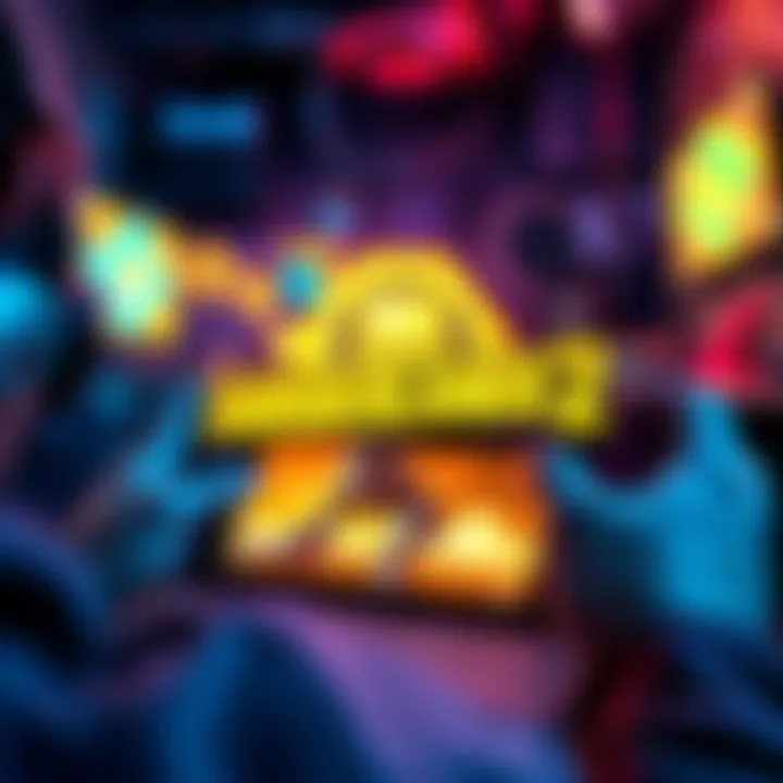 A player enjoying Borderlands 2 on a Nintendo Switch in a vibrant gaming setup