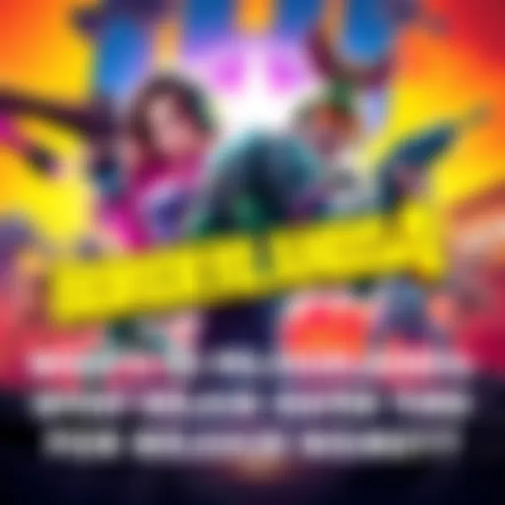A colorful poster featuring characters and elements from Borderlands 4, highlighting the game's release date and excitement.