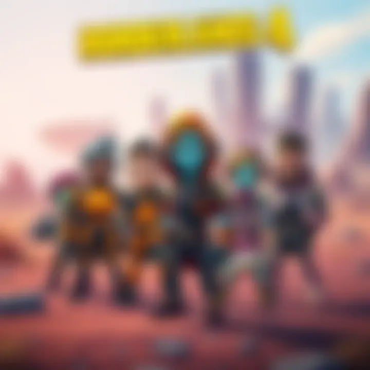 A group of colorful, cartoonish characters standing in a futuristic wasteland, looking disappointed and uninspired.