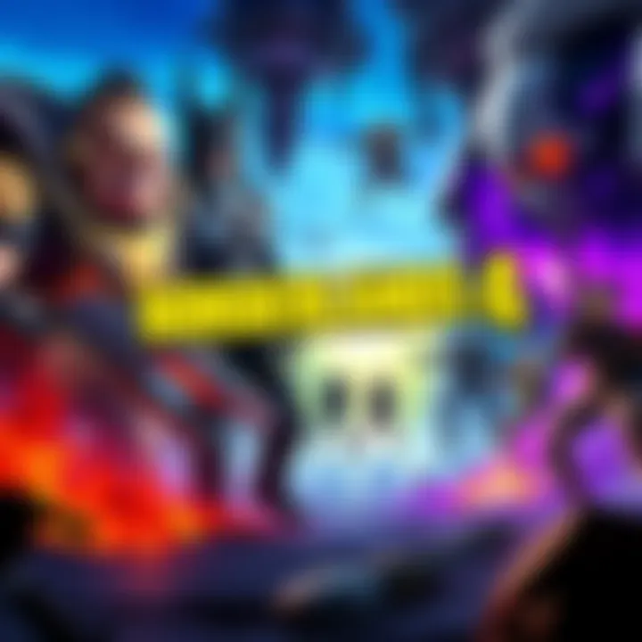 Colorful artwork representing characters and action scenes from Borderlands 4