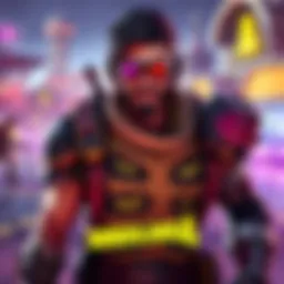 A character in Borderlands 4 showcasing new customization options, set in a vibrant game world with action elements.