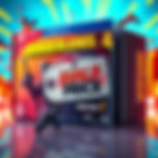 A promotional image showcasing the Borderlands 4 game with a half-price tag on a bright background