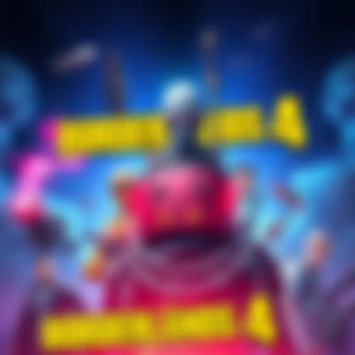 Borderlands 4 game cover featuring vibrant characters and action scenes
