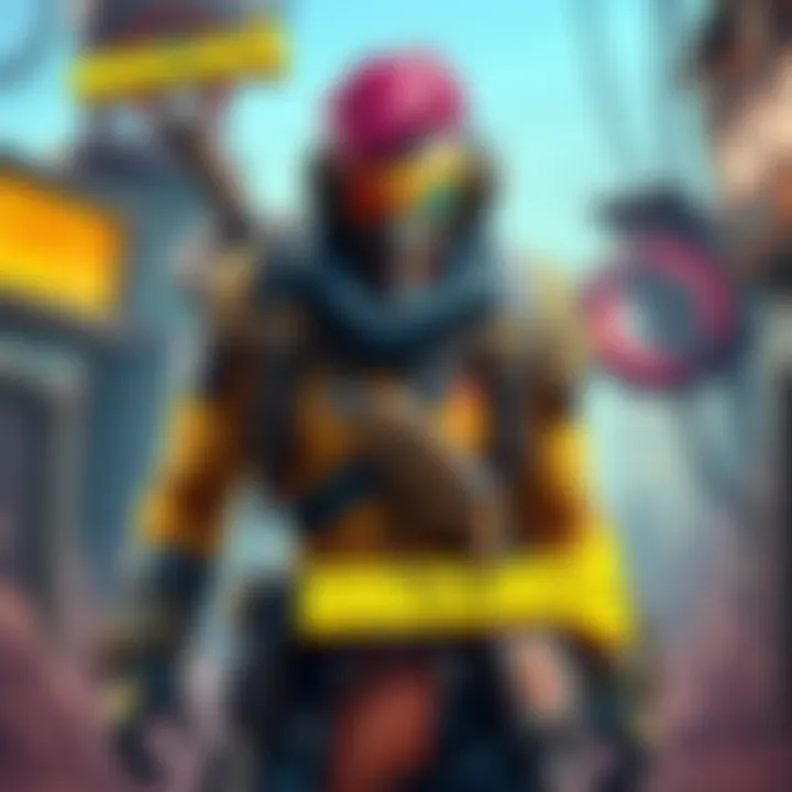 A depiction of the main character from Borderlands 4, showcasing their unique style and gear in a vibrant game setting.