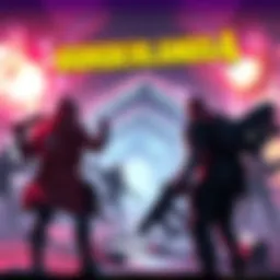 Action-packed scene from Borderlands 4 showcasing characters and gameplay