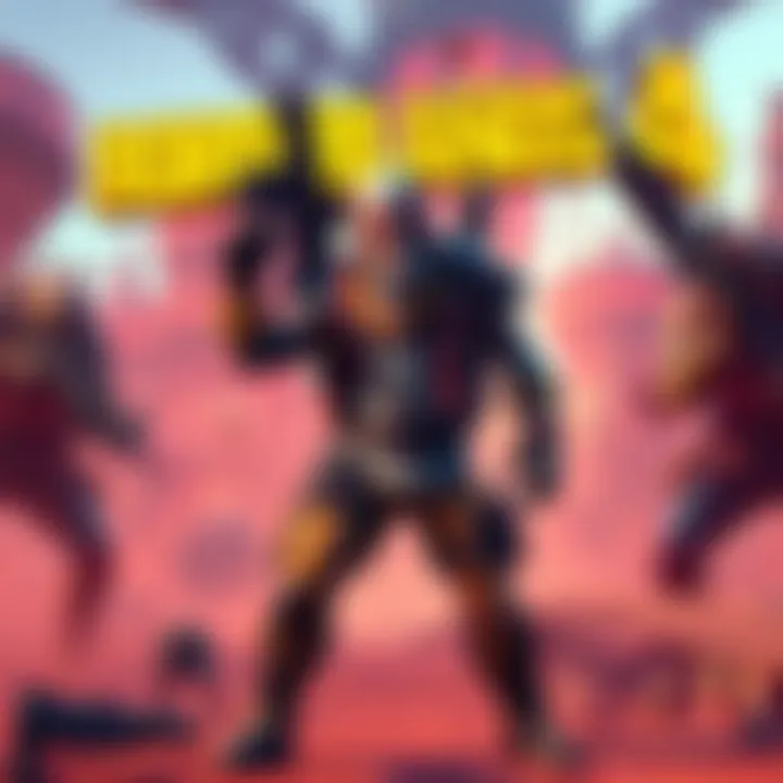 A new character from Borderlands 4 stands ready for action in a vibrant, chaotic environment with weapons drawn and ready for battle.