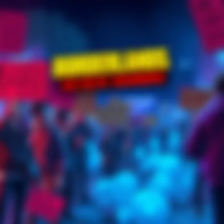 People expressing outrage over Borderlands series EULA changes with signs and social media posts
