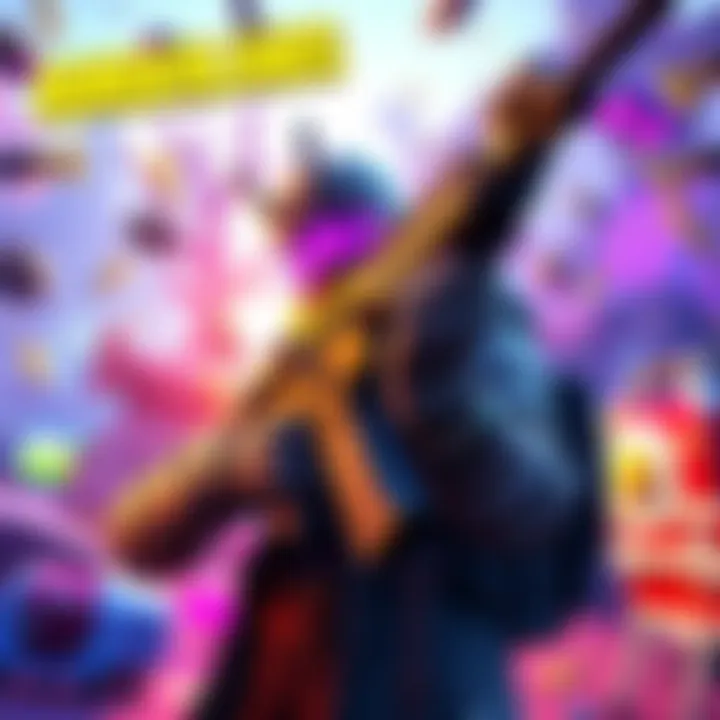 A character in Borderlands holding a mid-tier weapon, surrounded by colorful loot and key chests, showcasing the game's vibrant art style.