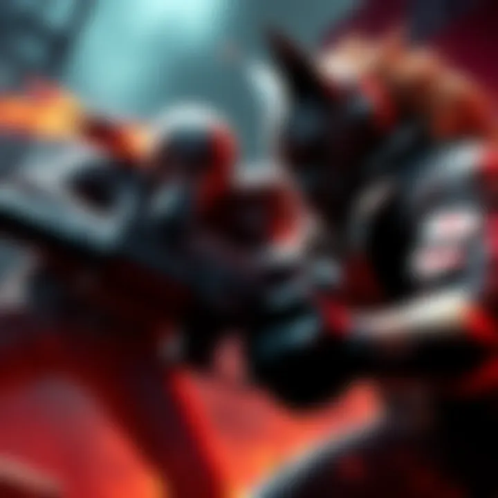 Big Boss facing off against a member of the FOX Unit in an intense boss fight