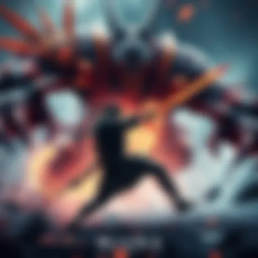 A player battling a challenging boss character in Nioh 3, showcasing intense action and skill