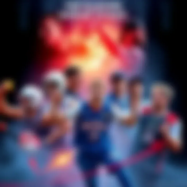 A collage of top players showcasing their skills and performances from the Boston Major Group Stage.