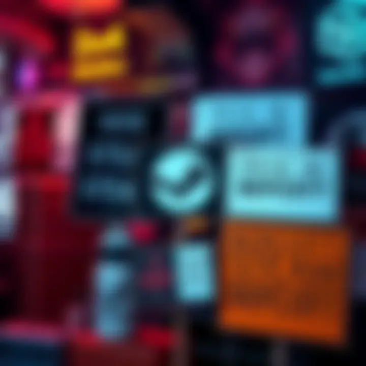 A collection of protest signs advocating for a boycott against Steam and itch.io over payment processor issues, set in a gaming-themed background.