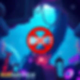 A digital poster featuring a vibrant underwater scene with a crossed-out Subnautica logo symbolizing the boycott movement.