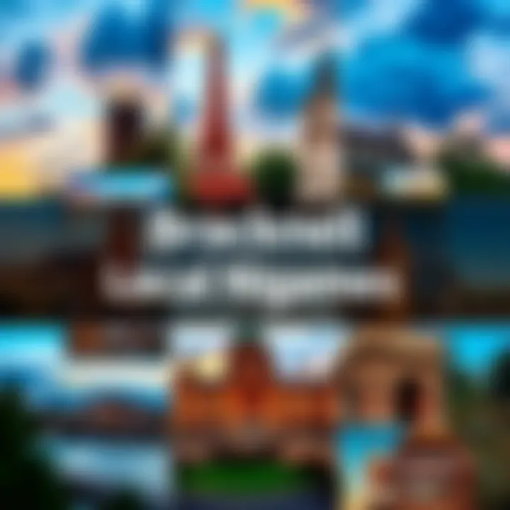 Bracknell Local Nicknames A collage of photos showcasing various landmarks in Bracknell with their local nicknames displayed above each place.