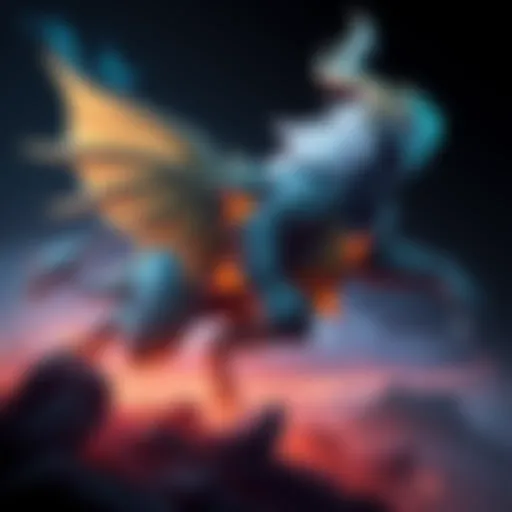 Concept art showing Bragis and Tyrfing with attributes like strength and intelligence highlighted