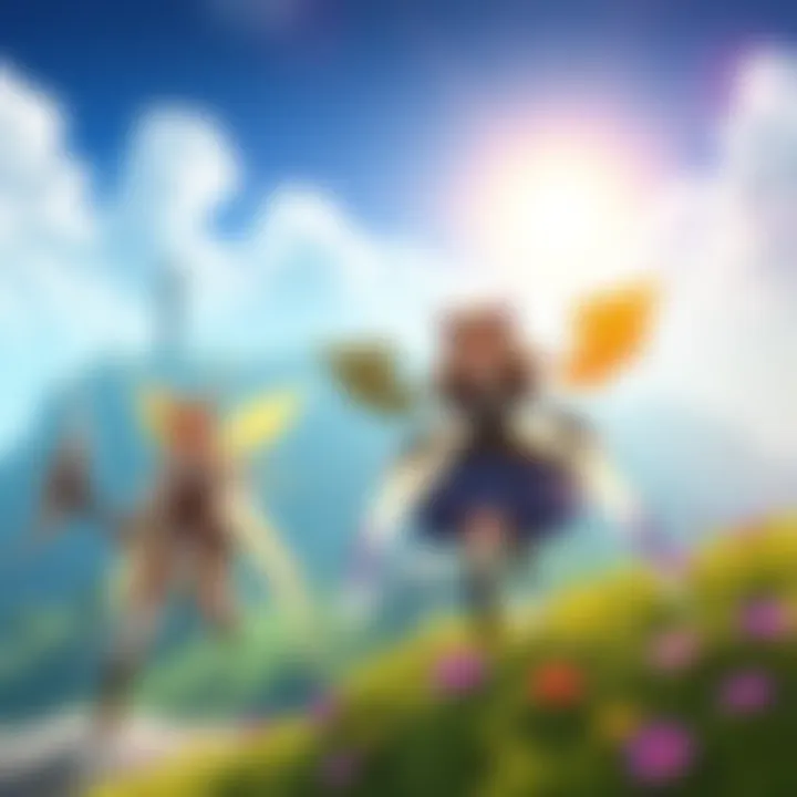 A screenshot showcasing the enhanced graphics of Bravely Default: Flying Fairy HD Remaster on PC and Xbox, featuring vibrant characters and landscapes from the game.