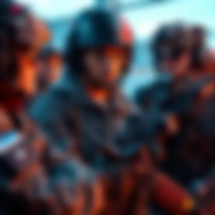 Bravery Set and Veteran's Tactics A team strategizing with a mix of courage and veteran methods in a modern setting