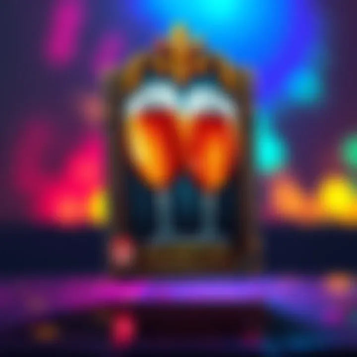 A new Brawl card back design featuring beer glasses on a colorful background