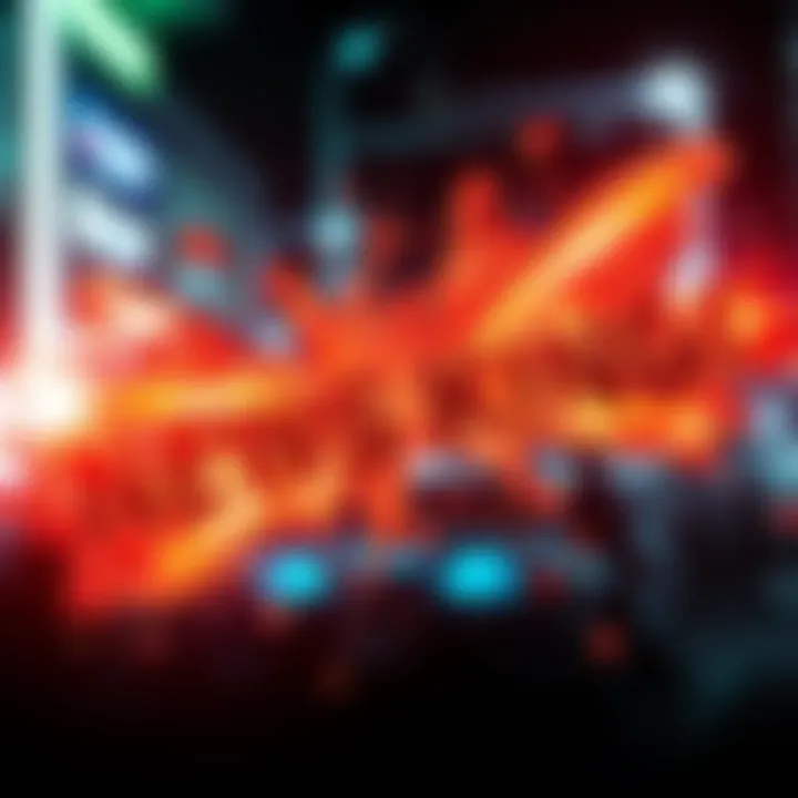 A news headline breaking with bold letters, displaying urgency and importance.